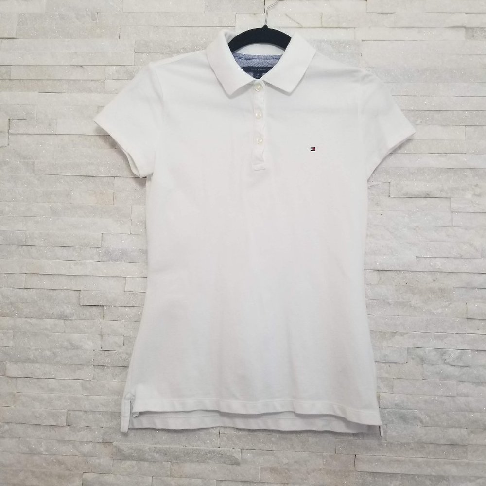 Tommy Hilfiger White Women's Polo Shirt
